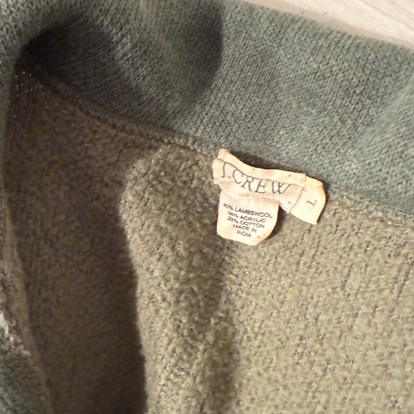 J.Crew Soft Lambswool Blend Sweater in Celadon Green – Classic & Versatile! - Picture 3 of 10